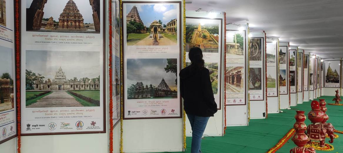 Kashi Tamil Sangamam Exhibition : एक ही स्थान पर करें दक्षिण और उत्तर के 90 प्रमुख मंदिरों का दर्शन