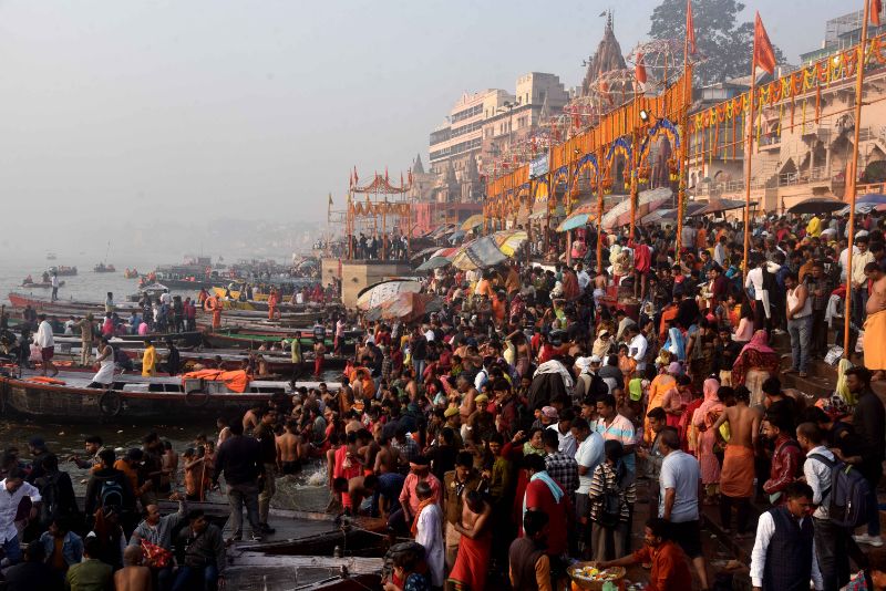 Varanasi witnesses a surge in footfall for Mahashivratri celebrations