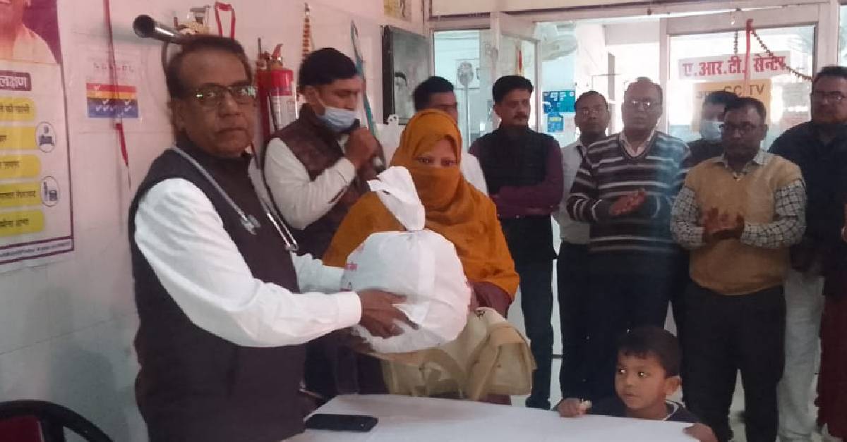 Nutrition packets distributed to TB and TB-HIV infected patients at Deen Dayal Hospital