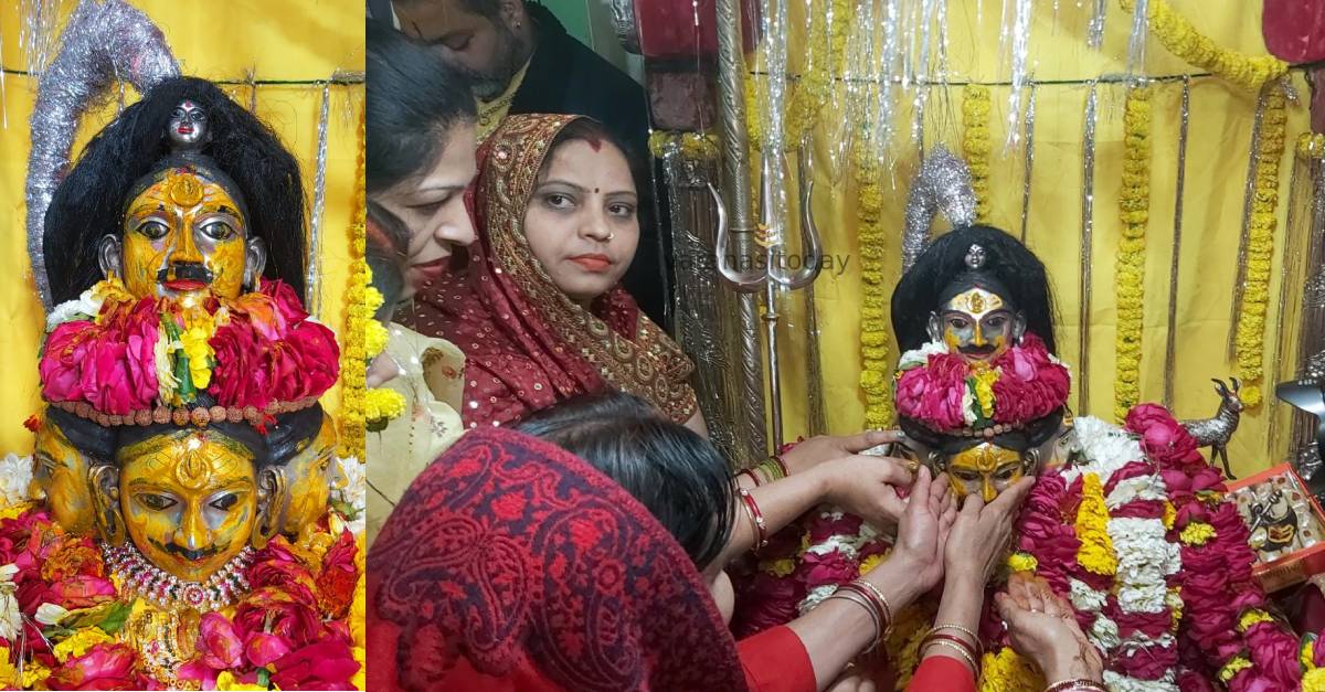 Turmeric applied to Baba Vishwanath, marriage rituals started