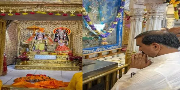 मुख्यमंत्री ने दुर्गियाना मंदिर में की पूजा-अर्चना