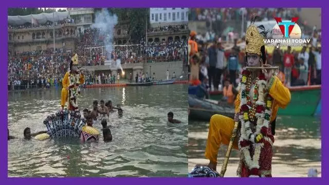 Nag Nathaiya Leela Mesmerizes Devotees at Varanasis Tulsi Ghat