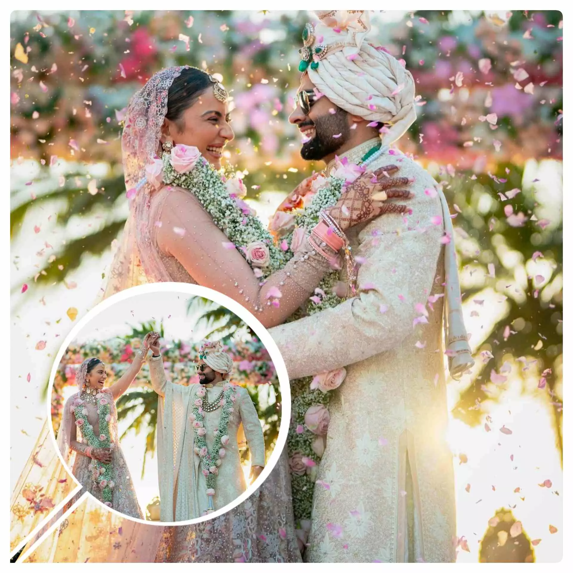Rakul-Jackky Wedding First Pics:  सात जन्मों बंधन में बंधे रकुल प्रीत सिंह-जैकी भगनानी, एक्ट्रेस ने शेयर की शादी की तस्वीरें